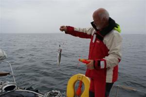 Bill caught his first fish