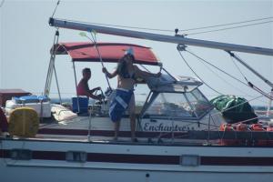 David and Susan ready for their ceremony