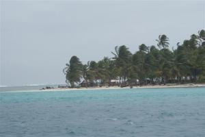 The beautiful beach at Chichime Cays 