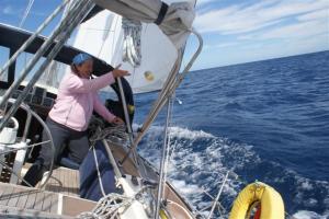 …. had to go over the side …. had to go over the side