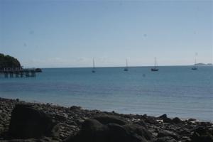 Norsa, Camomile and Inspiration Lady at anchor