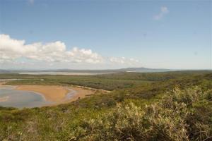 We are anchored in the creek in the background