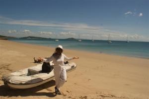 The sandflies aren't going to get me