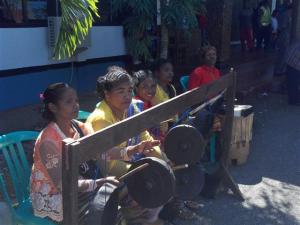 These ladies provided the musical accompaniment.