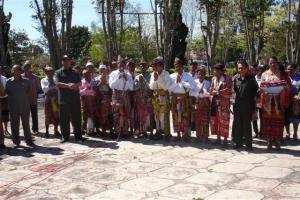 Elders dressed in traditional costume