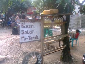 Local petrol station