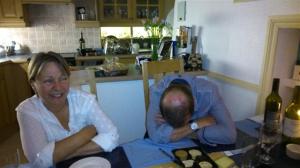 Pete couldn't resist a nap