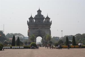 Patouxai, the Laos Arc de Triomphe