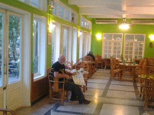Breakfast in the hotel