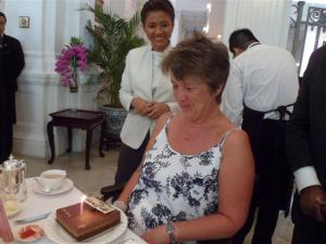 Followed by Birthday cake