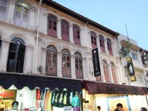 Restored shop houses of Chinatown