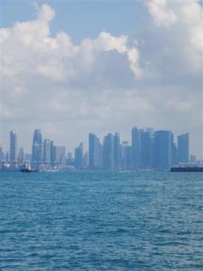 Singapore from the sea