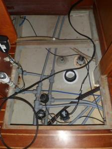 The transducer under the floorboards