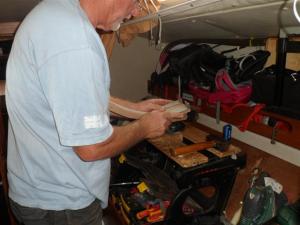 These were added to a wooden frame