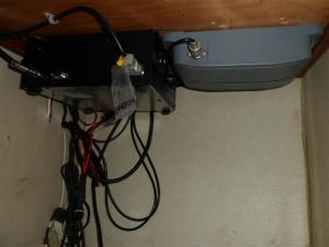 SSB transceiver on the left VHF on the right 