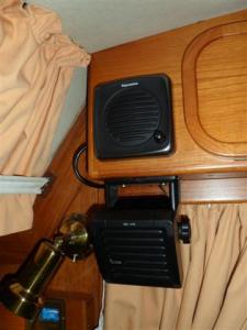 VHF speaker above the SSB speaker