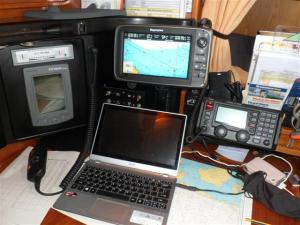 The completed navigation station