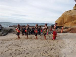 Village girls in local costume