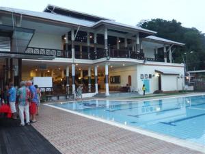 The pool at the yacht club