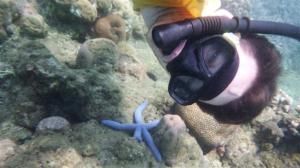 Thomas's starfish selfie