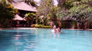 Thomas and Sonal relaxing