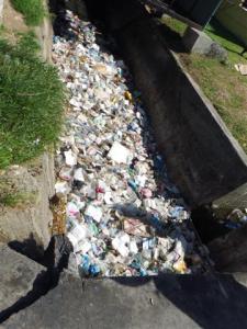 Rubbish is a problem