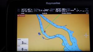 Chartplotter way out