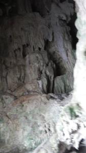 There were some lovely stalagmites inside.