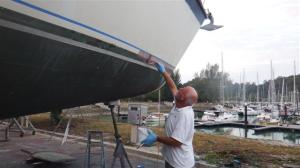 The first coat of copper coat