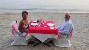 Dinner on the beach