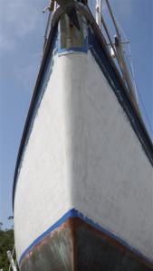 First undercoat rubbed down