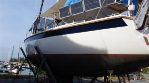 The completed starboard side