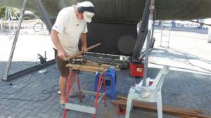 Bill started making the new toe rails