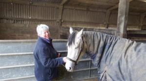 Sally with her lovely horse Maud