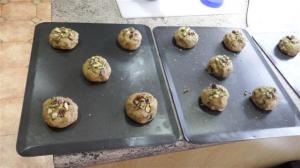Cookies ready for baking
