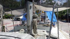 More stored on the davits at the back