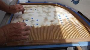 Applying the adhesive