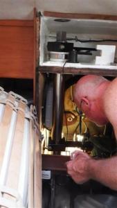 The black quadrant at the bottom of the picture was upside down.