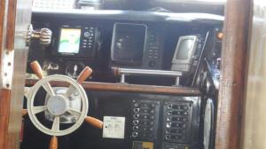 The bridge of the ferry