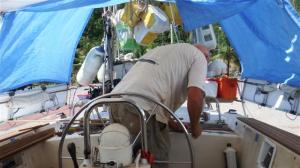 Removing the last of the treadmaster