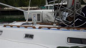 Fitting the grab handles