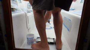 Painted himself into a corner