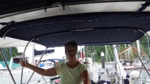 My hand crafted bimini