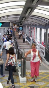 The start of the escalator system