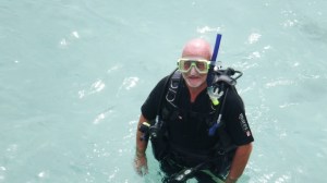 Bill in his dive kit