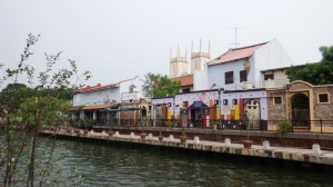 The attractive waterfront