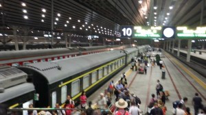 Our train waiting on platform 10