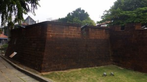 Remains of the Portuguese fort