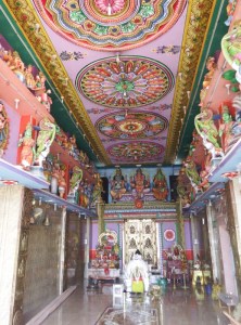 The impresive decorations inside