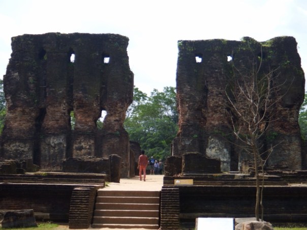 The remains of the Royal palace